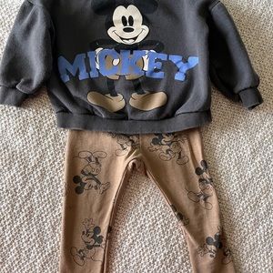 Mickey Mouse set. Zara. Disney.